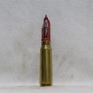 20mm Phalynx- fired brass case dummy round with broken red sabot  (cutaway?), Price Each 20MM cdvs.15.applicationx.net