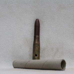 20mm Oerlikon brass case dummy round, need polishing, with paper protector tube, Price Each 20MM cdvs.15.applicationx.net