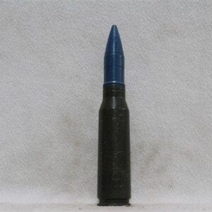 25mm Bushmaster fired case dummy round with blue tp projectile, Price Each 25MM cdvs.15.applicationx.net