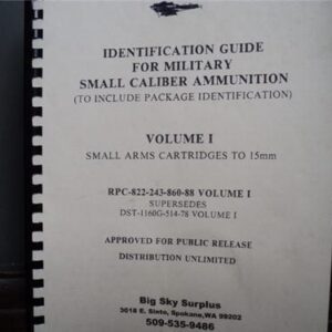 Small Caliber ammunition guide Volume 1.  Thru 15mm Ammo Guide cdvs.15.applicationx.net