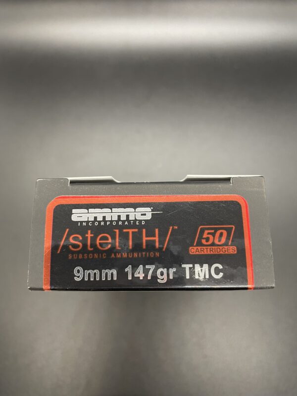 Ammo Inc. SteLTH 9mm 147 Grain Subsonic ammunition. - Image 3