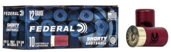 FEDERAL SHORTY SHOTSHELL AMMUNITION / 12 GAUGE / 1 3/4" / 1 OZ. RIFLED SLUG / 10 ROUNDS