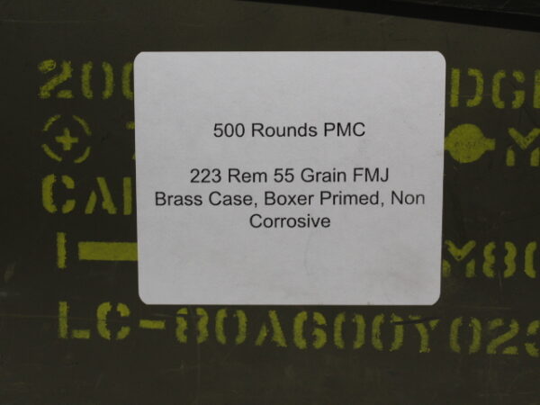 Wolf  5.56x45 mm M855 NATO Ammo 62 Grain Green Tip Full Metal Jacket. 500 rounds in 30 caliber can. - Image 3