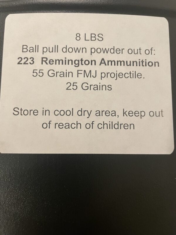 223 Remington powder. 8 LBS