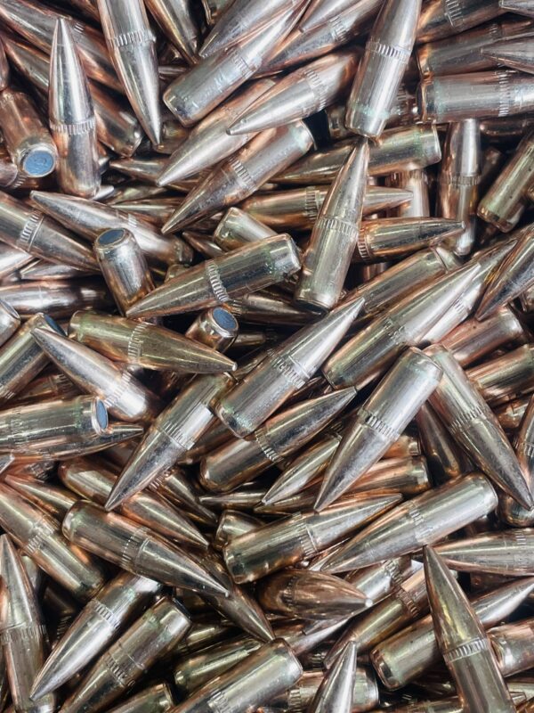 .223/5.56 62 Grain M855 SS109 Full Metal Jacket Boat Tail pull down bullets.