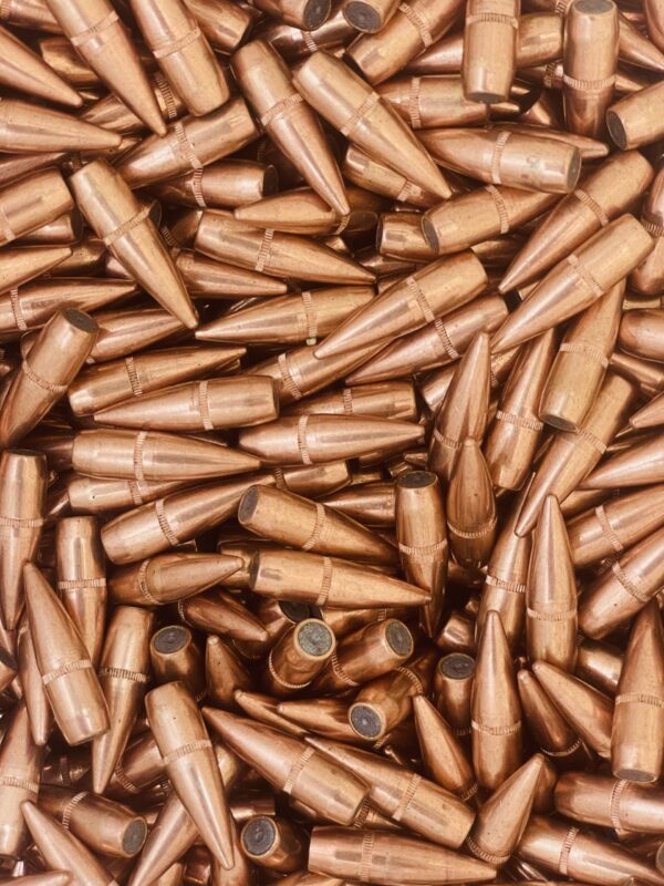 .308 Dia. mixed 147 & 150 Grain Boat Tail ball bullets. Lead base 500 Pack - Image 4