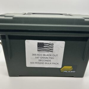 300 BLACKOUT 147 GR. Signature Seconds. 500 ROUNDS IN FREE PLANO CAN 300 Black Out cdvs.15.applicationx.net