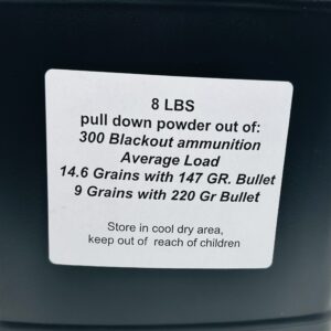 300 ACC Blackout (7.62X35) pull down powder. 8 LBS 300 Black Out cdvs.15.applicationx.net