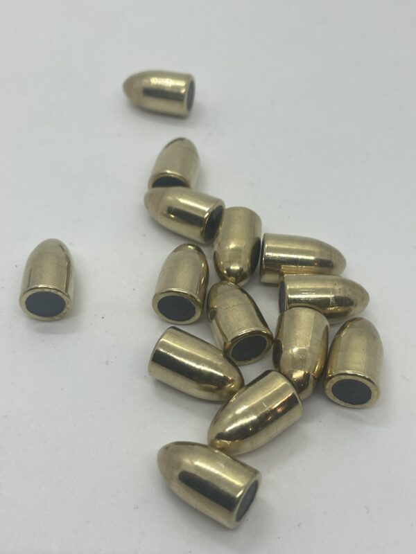 0.355 115 & 124 Grain Mixed Round nose, Full Metal Jacket Bullets. 500 pack - Image 2