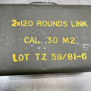 30-06 M2 ball ammunition linked. 240 rds total 30-06 cdvs.15.applicationx.net