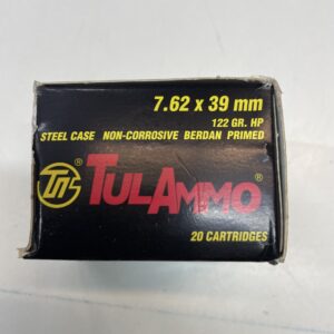 7.62×39 122 Grain Hollow Point TulAmmo. 20 rounds 7.62x39 cdvs.15.applicationx.net