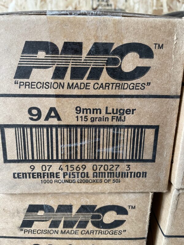 PMC Bronze 9mm 115 Grain. 50 rd Box. - Image 4