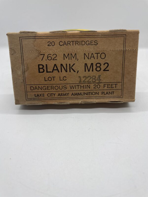 308 Bottle nose type blanks, lake city headstamp. 20 round box