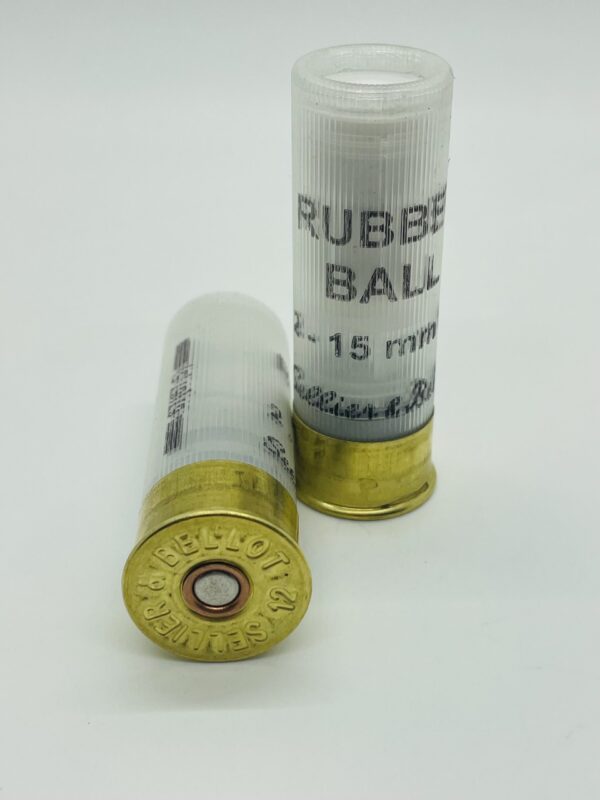 Sellier & Bellot 12 Gauge Rubber ball ammo.  25 round box. - Image 2