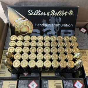 Sellier and Bellot 9mm Brass case, 115 Grain FMJ ammo. 50 round Box 9MM cdvs.15.applicationx.net