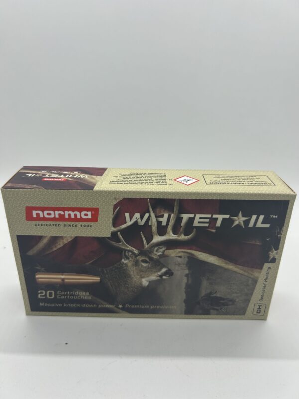 Norma Whitetail 243 Winchester Ammo 100 Grain Jacketed Soft Point Box of 20