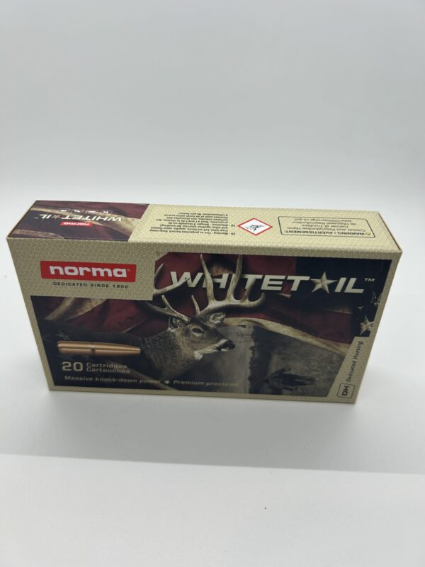 Norma Whitetail 6.5 Creedmoor Ammo 140 Grain Jacketed Soft Point Box of 20